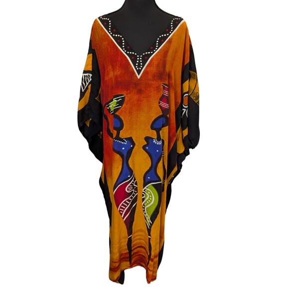 Vintage Sante African Kaftan/Dashiki Dress | Women's OS - Picture 1 of 5